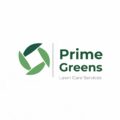 circular interlocking leaf logo for prime greens